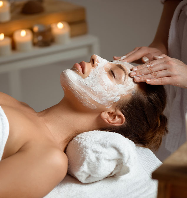 Relaxing spa skincare